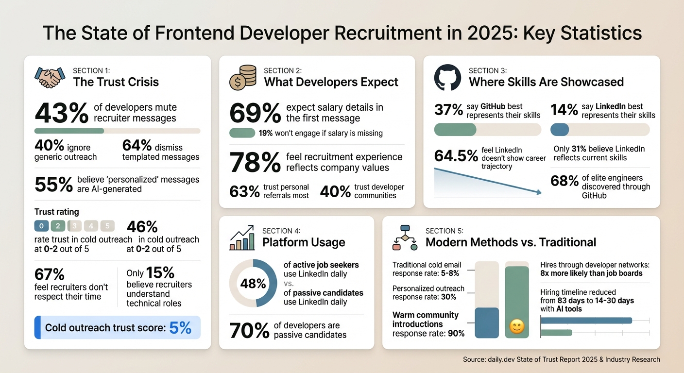 Developer Trust and Recruitment Statistics 2025: Key Insights for Frontend Hiring