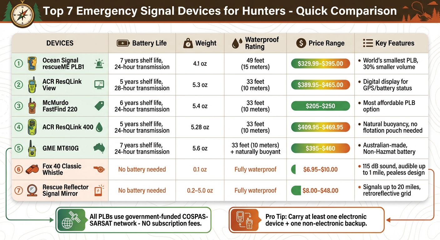 Emergency Signal Devices for Hunters: Complete Comparison Guide