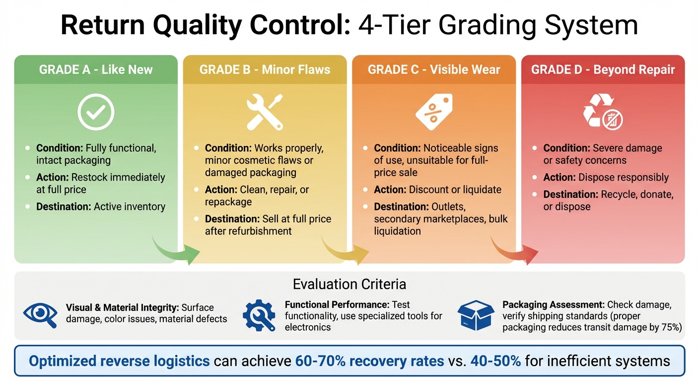 4-Tier Return Quality Control Grading System for E-commerce