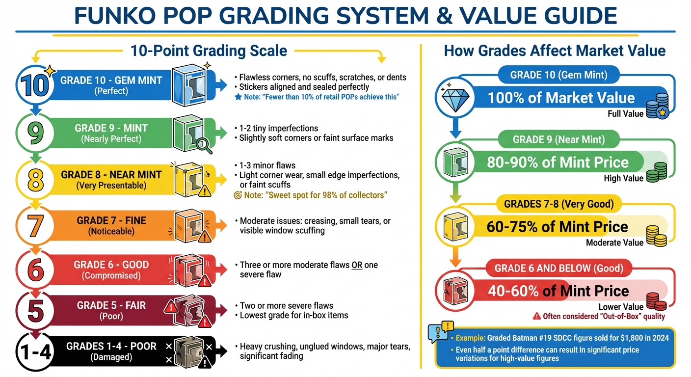 Funko POP Grading Scale: Condition Grades and Market Value Impact