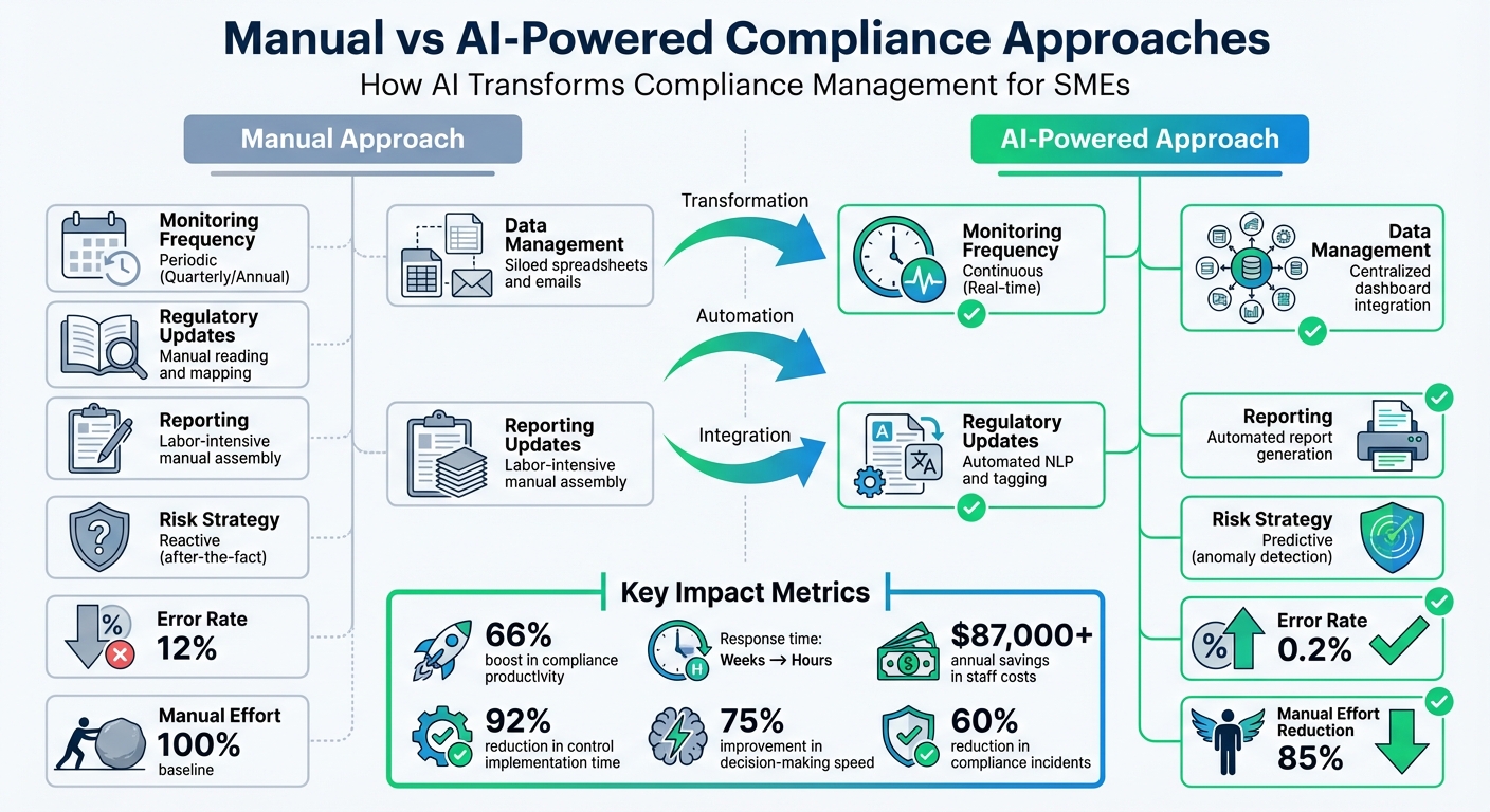 Manual vs AI-Powered Compliance: Efficiency and Impact Comparison