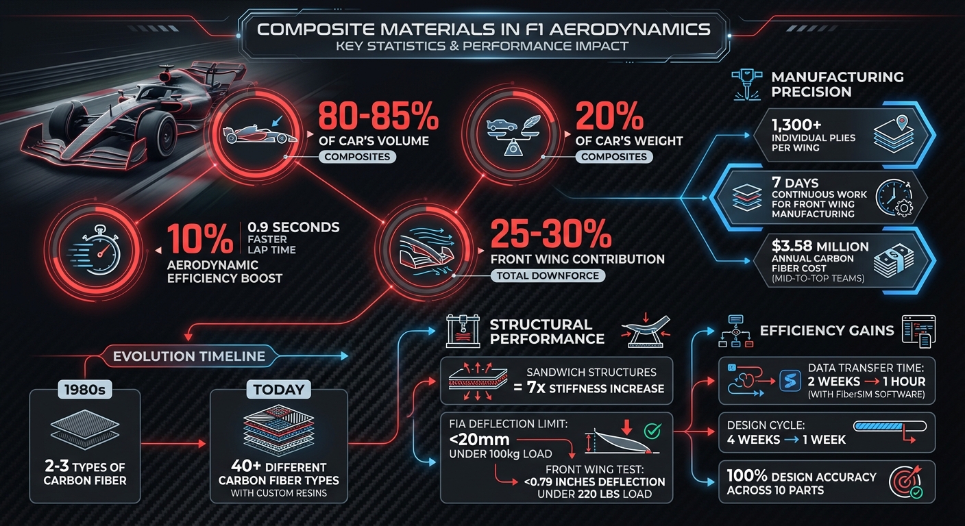 F1 Composite Materials: Key Statistics and Performance Impact