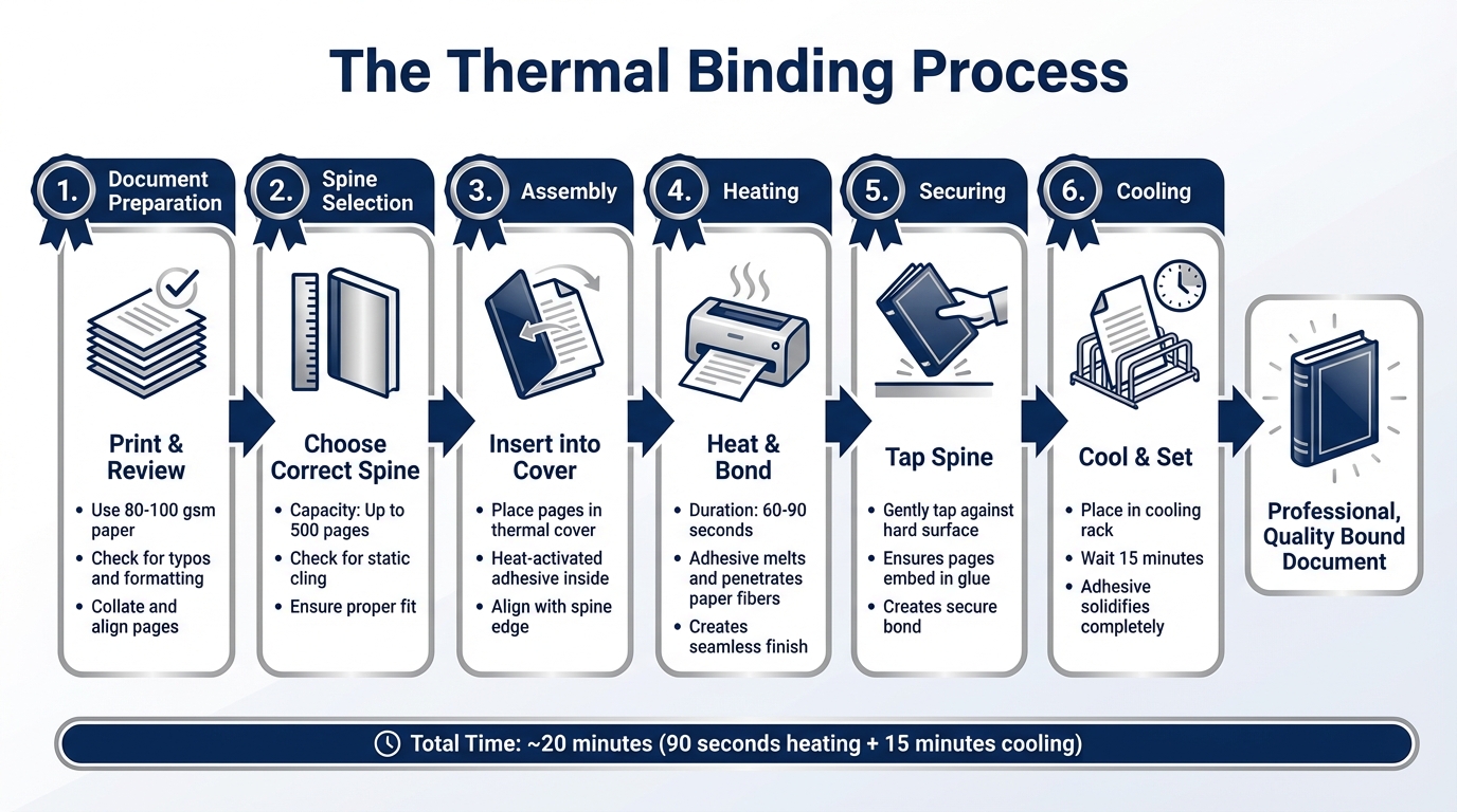 Thermal Binding Process: From Document Preparation to Professional Finish