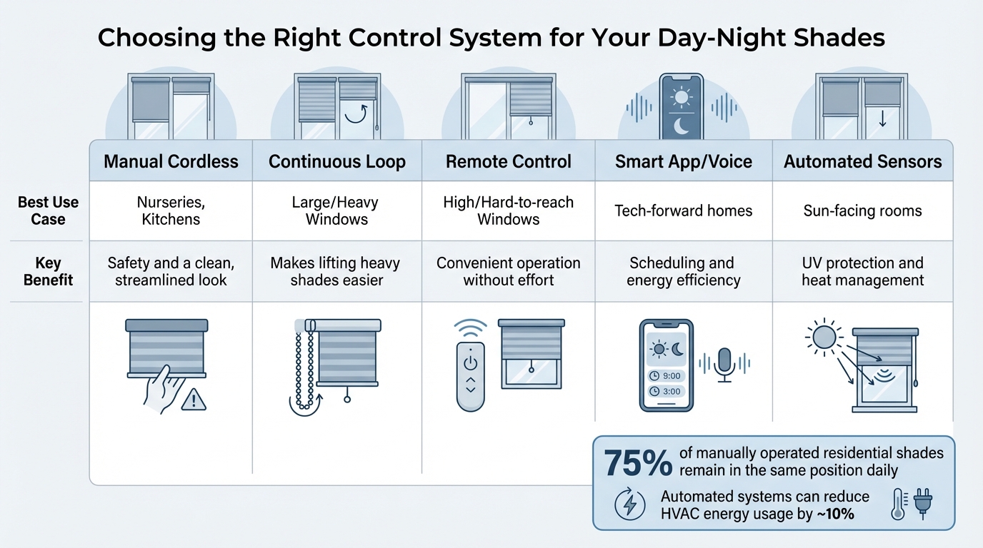 Day-Night Shade Control Systems Comparison Guide