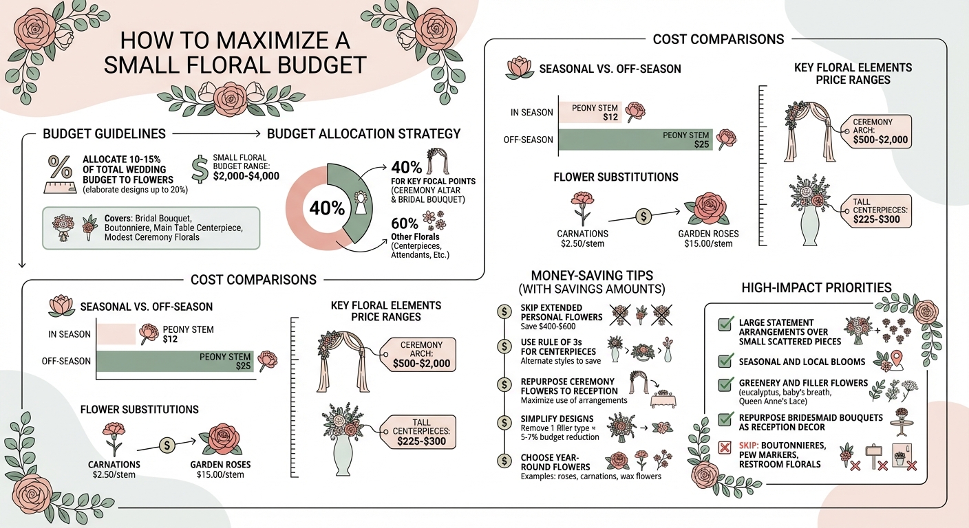 Small Floral Budget Breakdown and Cost-Saving Strategies