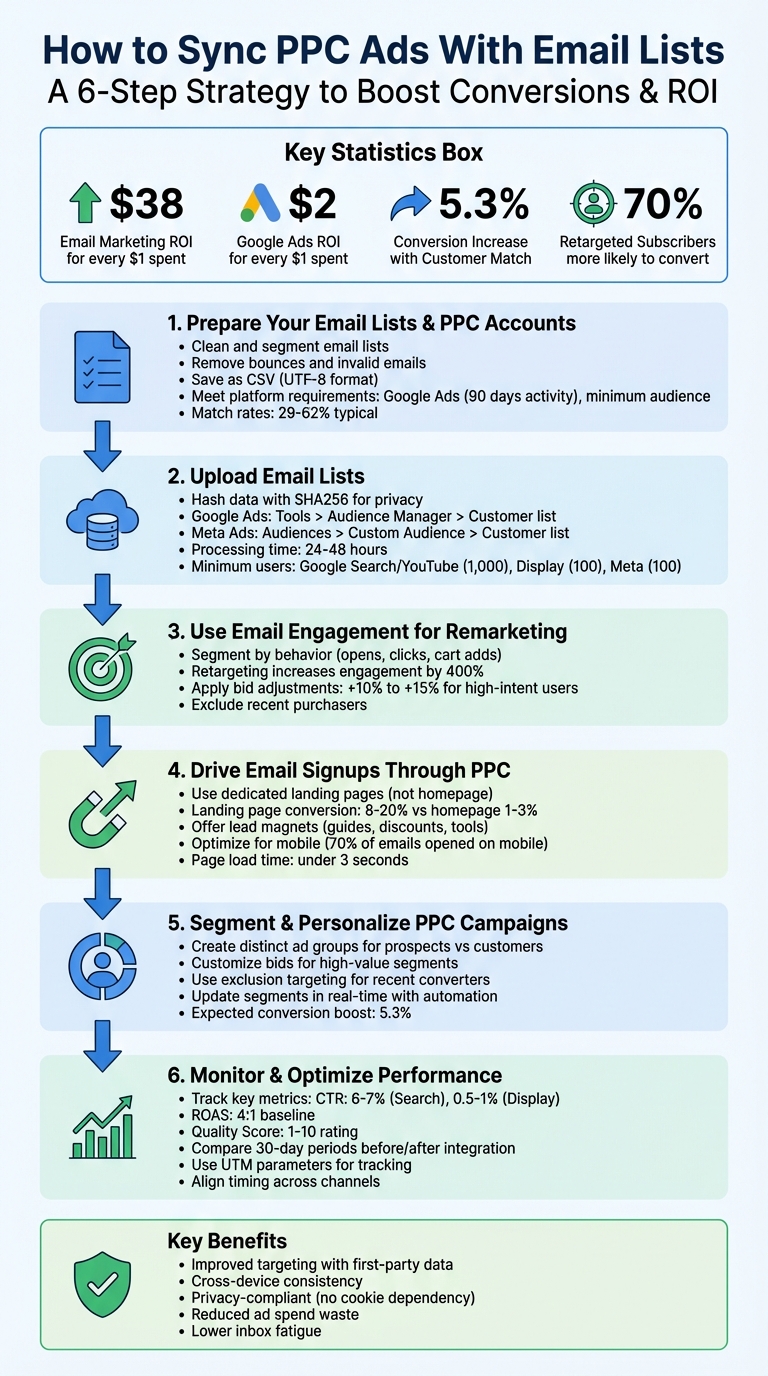 Surfside PPC 7-Step Process to Sync Google Ads Customer Match With Email Lists for Better ROI