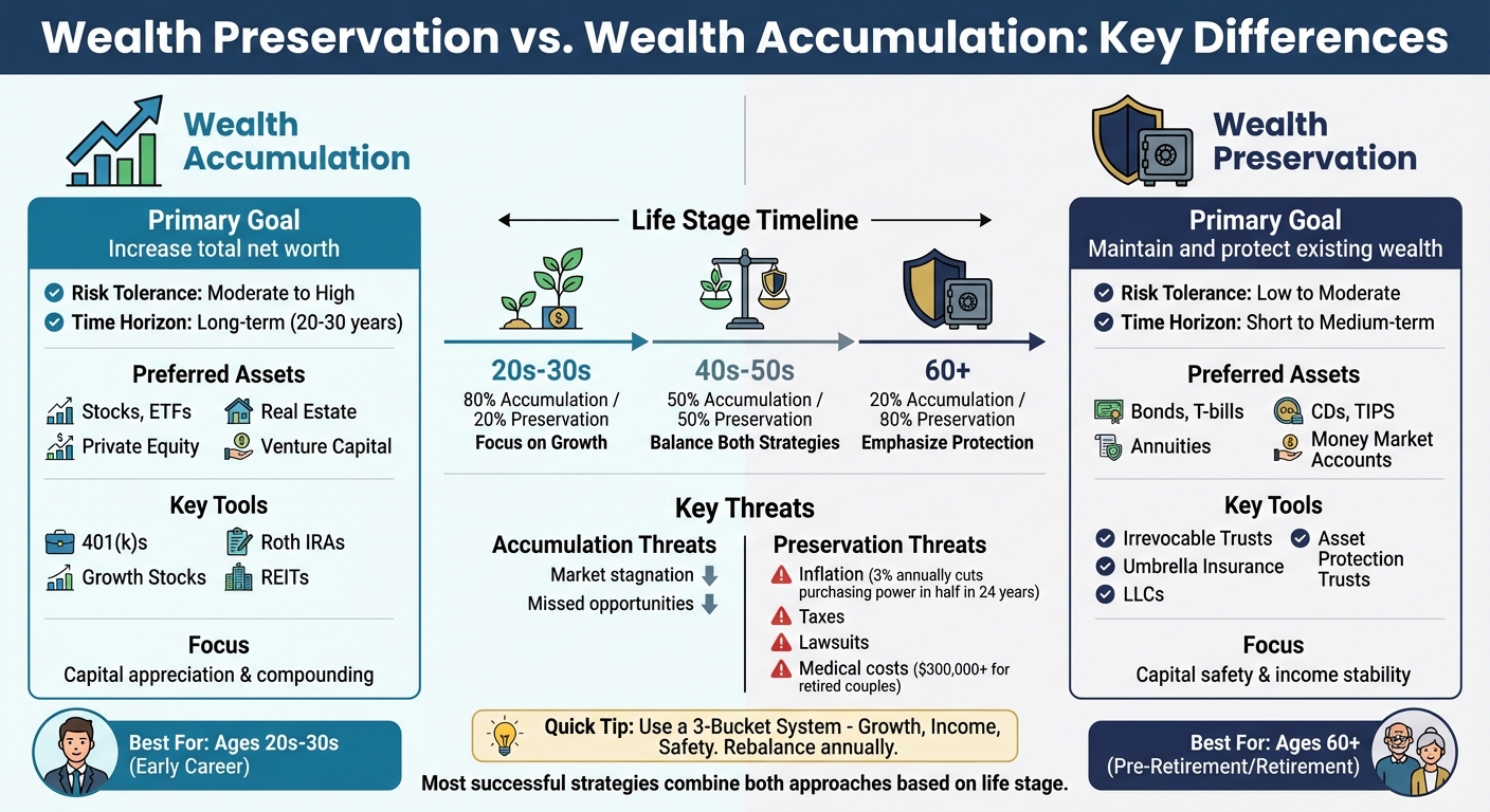 Wealth Preservation vs Wealth Accumulation: Key Differences and Strategies