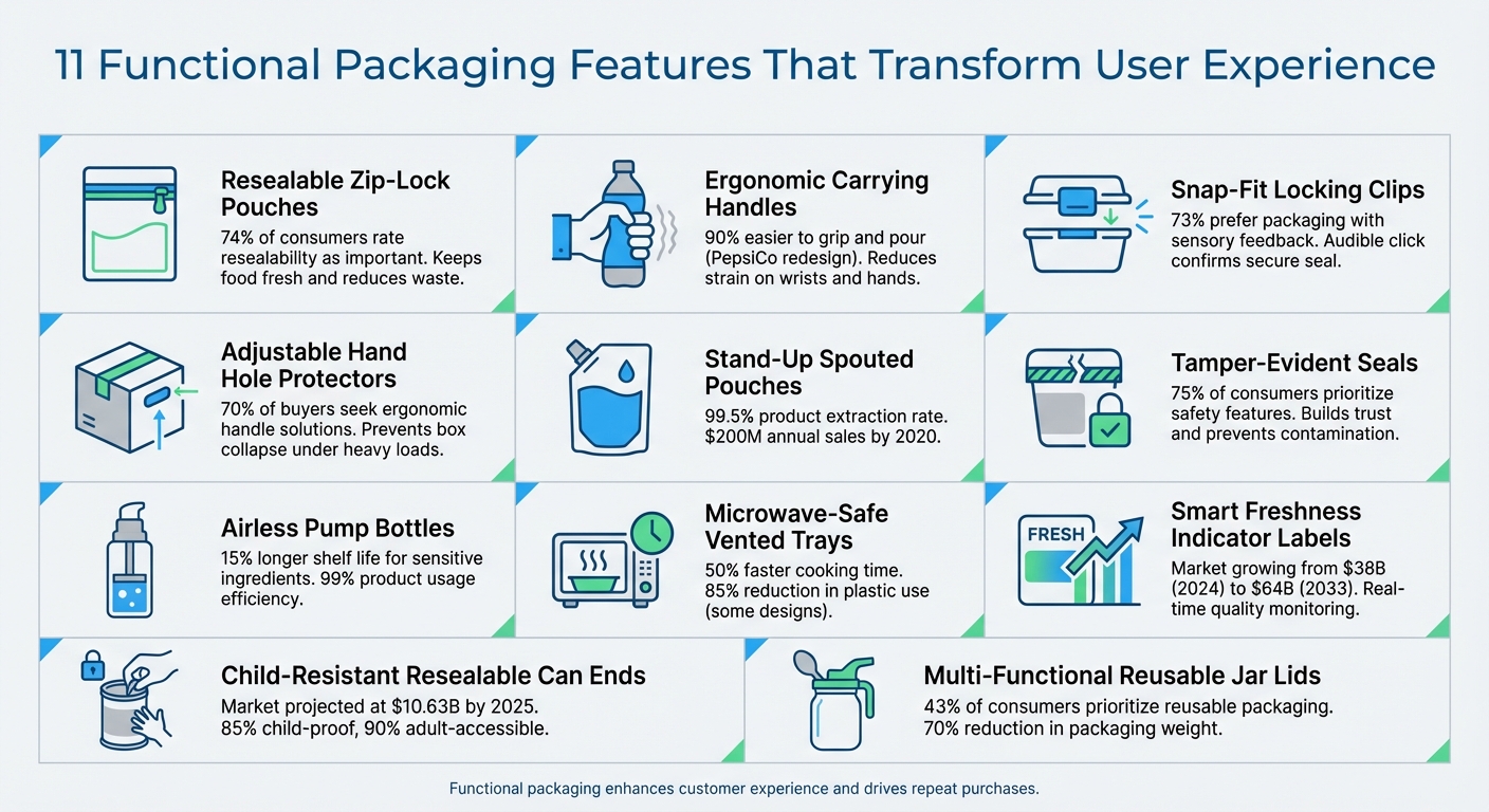 11 Functional Packaging Features That Enhance User Experience