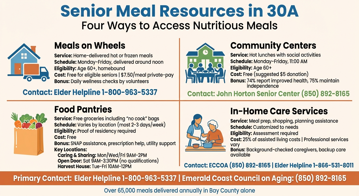 Senior Meal Services in 30A: Programs, Eligibility, and Contact Information