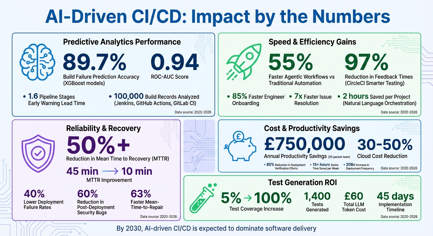AI-Driven CI/CD Impact: Key Statistics and Performance Metrics