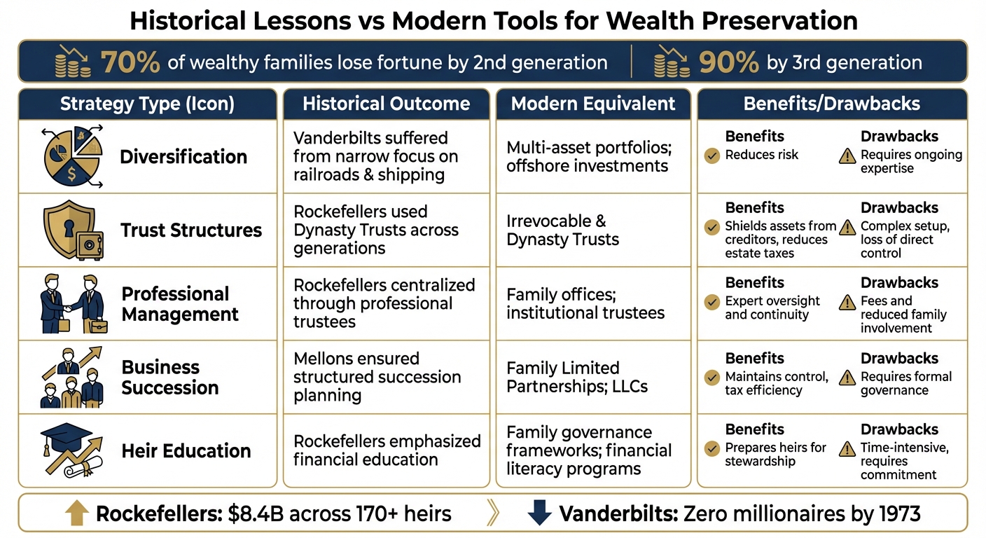 Wealth Preservation Strategies: Historical Lessons vs Modern Tools Comparison