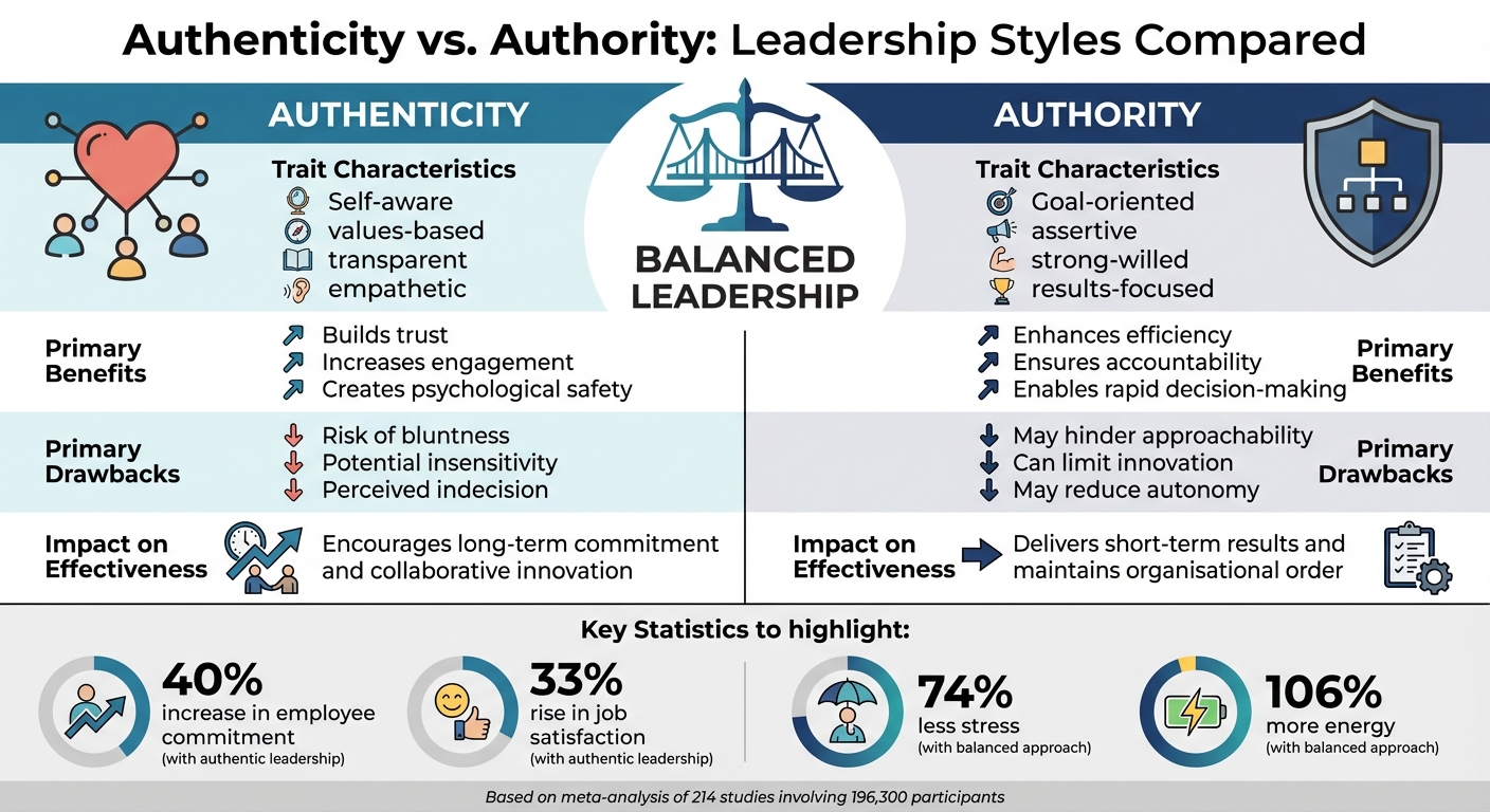 Authenticity vs Authority Leadership Styles Comparison