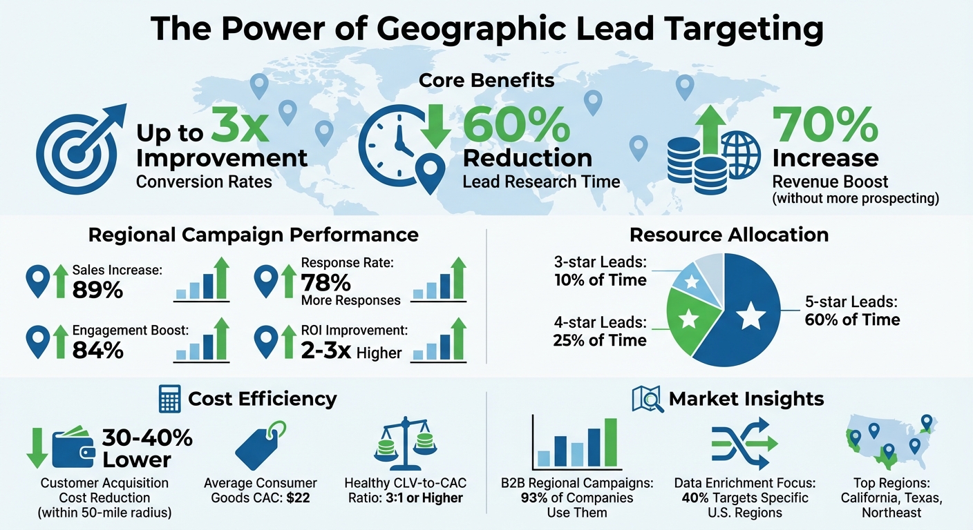 Geographic Lead Targeting Impact: Key Statistics and ROI Metrics