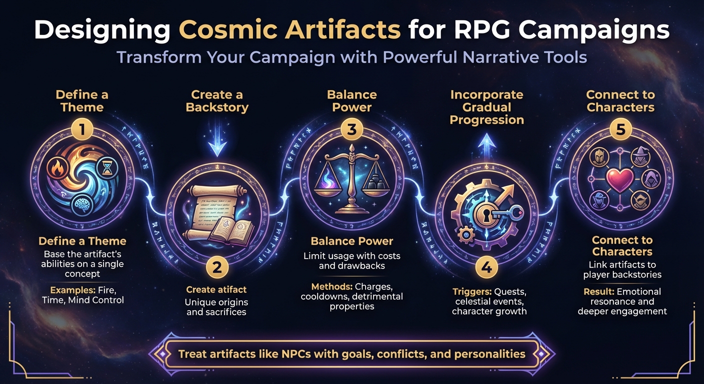5 Essential Steps to Design Balanced Cosmic Artifacts for RPG Campaigns
