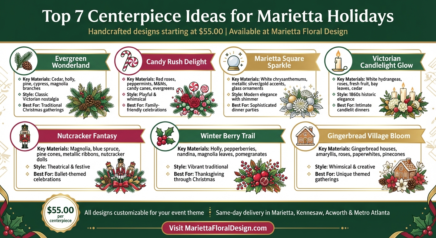 7 Marietta Holiday Centerpiece Ideas Comparison Guide