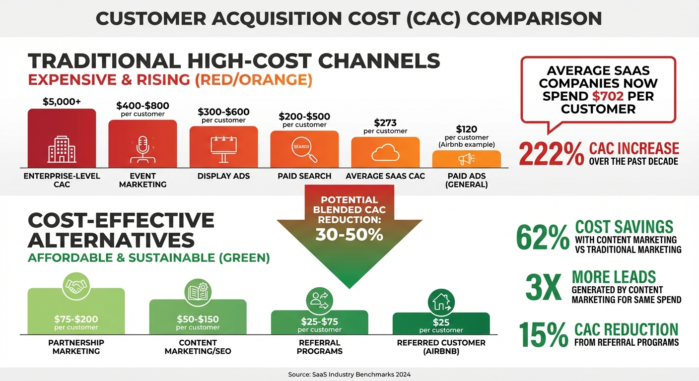 Customer Acquisition Cost Comparison: Traditional vs Cost-Effective Marketing Channels