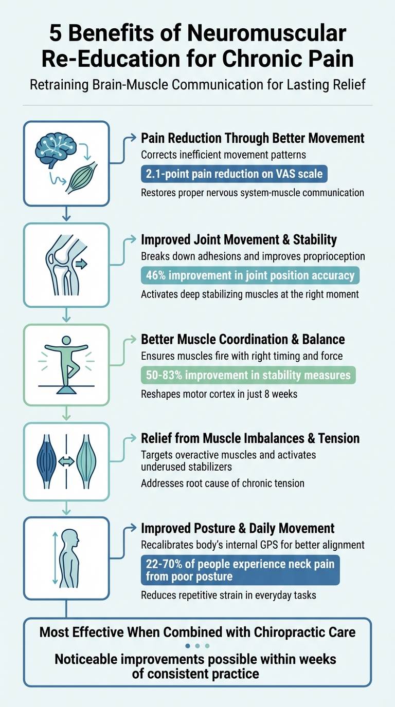 5 Benefits of Neuromuscular Re-Education for Chronic Pain Relief