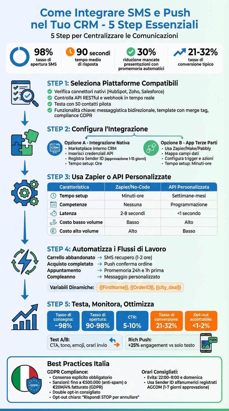 Come integrare sms e push nel tuo crm 1 5 step per integrare sms e push nel crm: guida completa