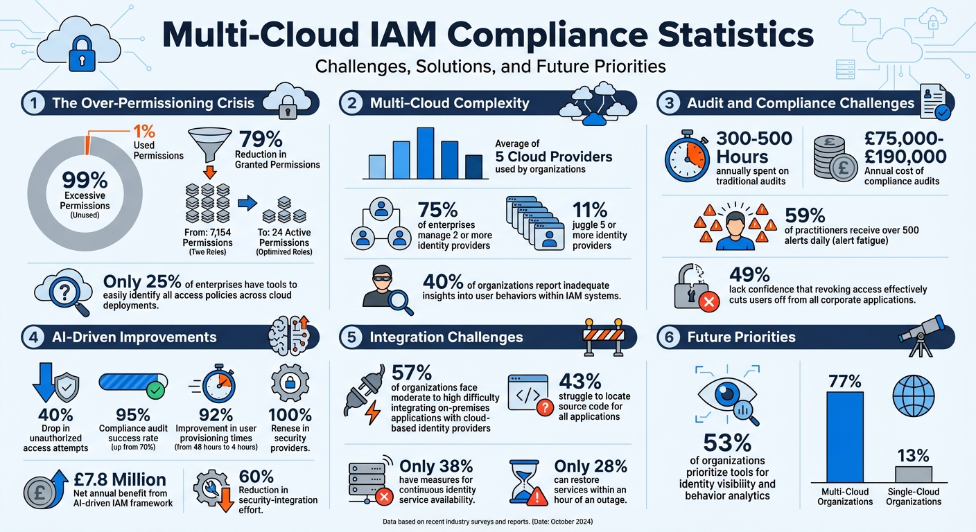 Multi-Cloud IAM Compliance: Key Statistics and Impact Metrics