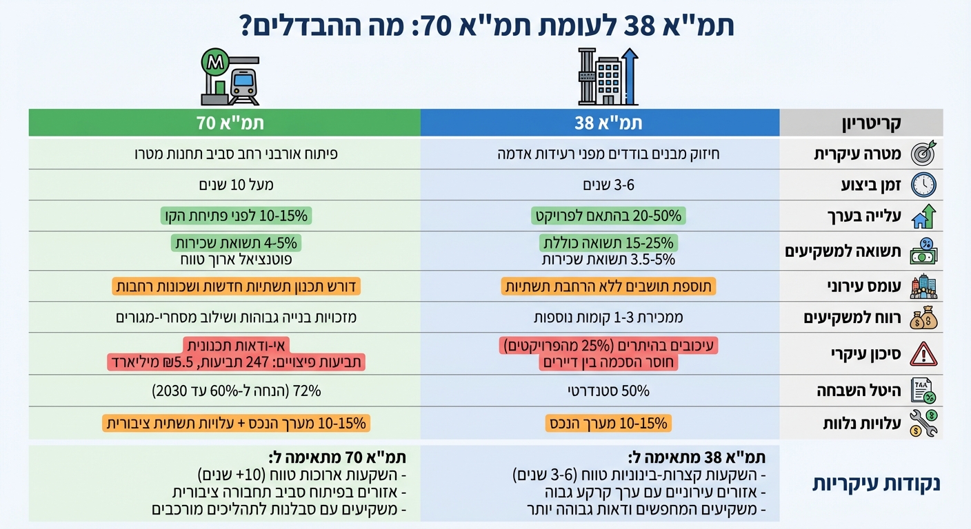 השוואה בין תמ