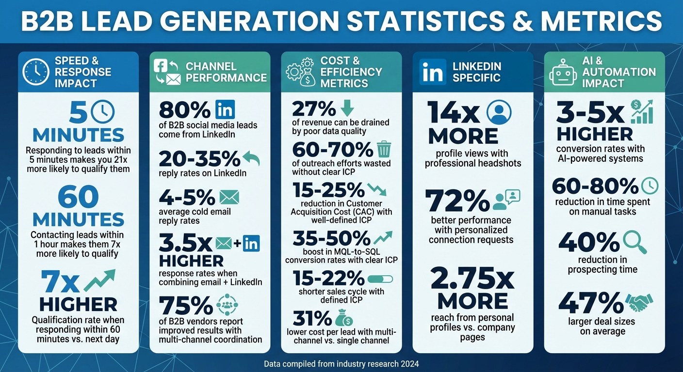 Lead Generation Statistics and ROI Metrics for B2B Teams