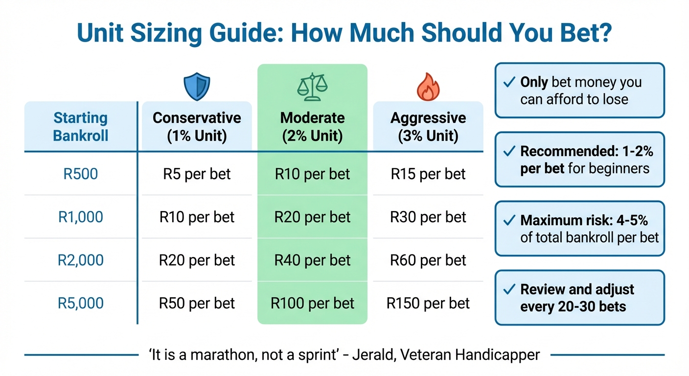Sports Betting Unit Sizing Guide: Conservative vs Moderate vs Aggressive Bankroll Strategies