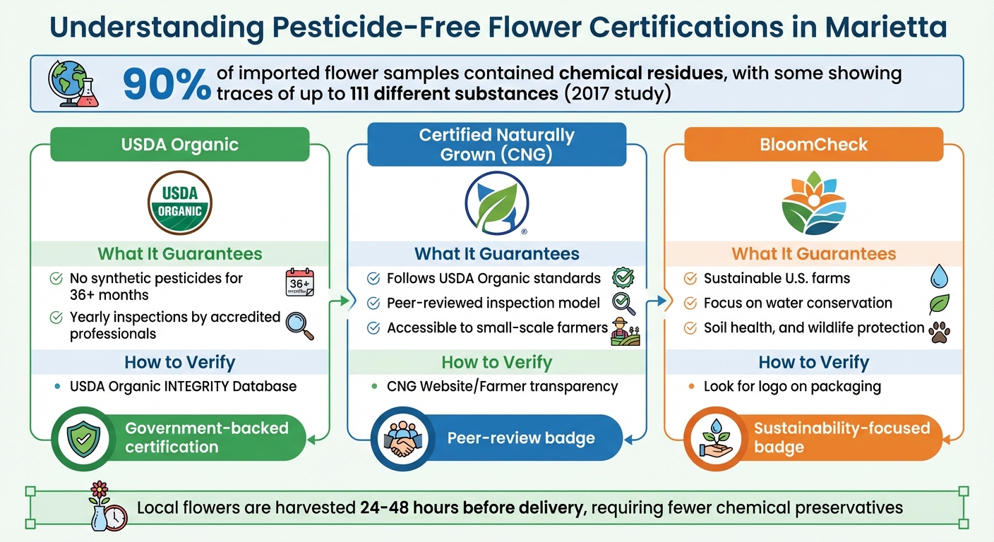 Pesticide-Free Flower Certifications Comparison Guide