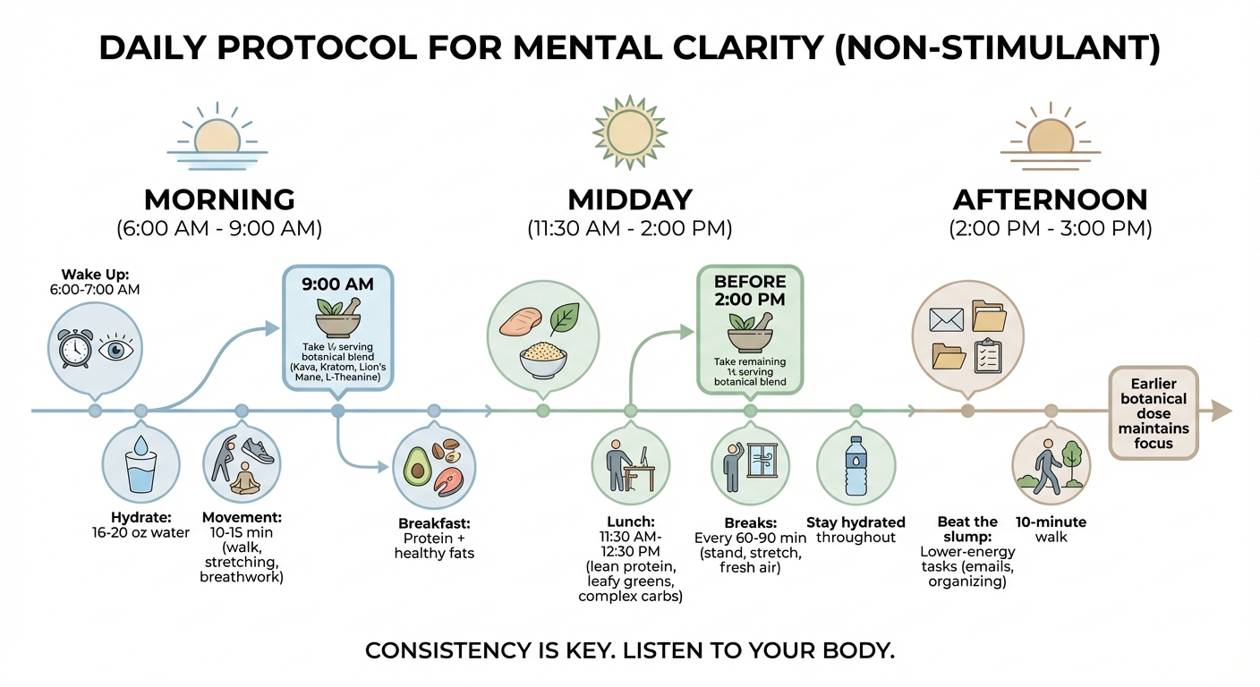 Stimulant-Free Daily Protocol for Elite Founders