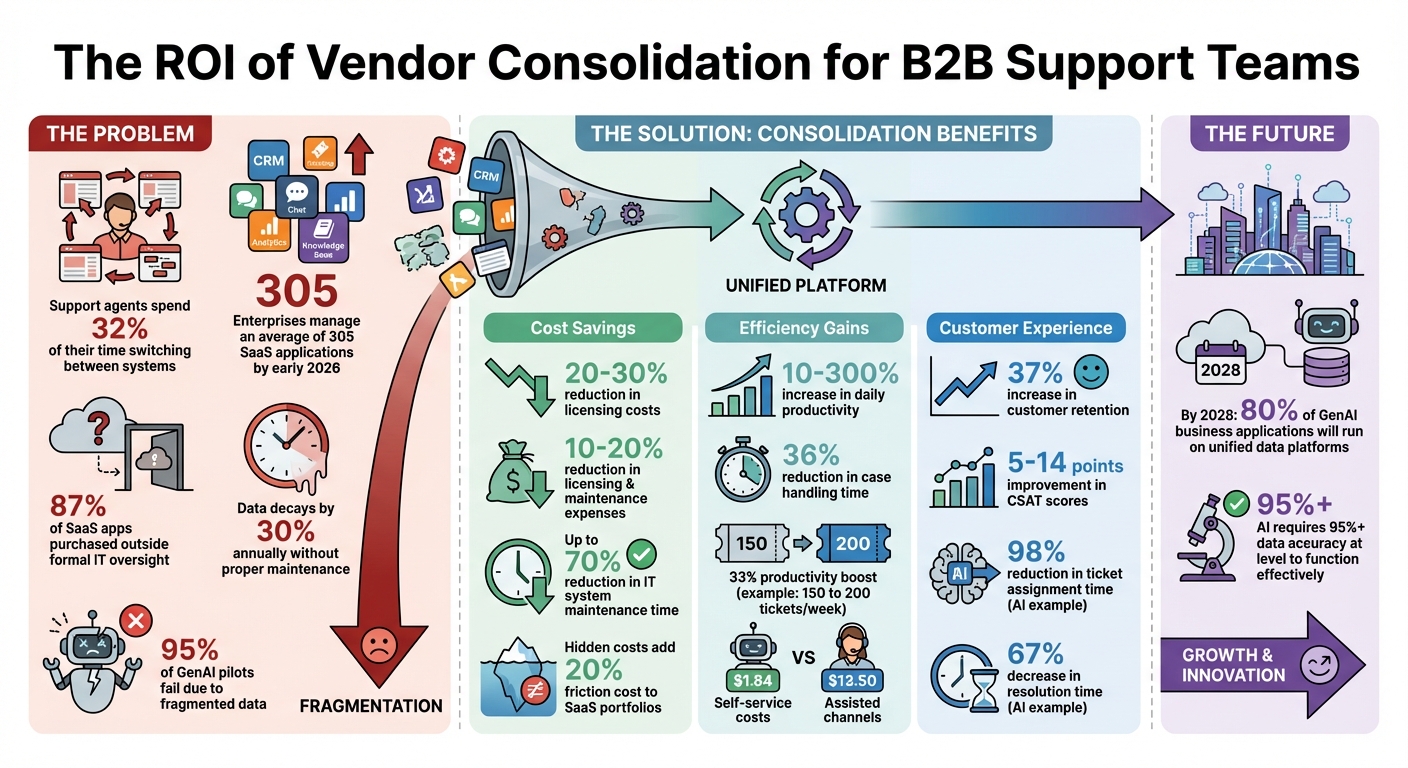 Vendor Consolidation ROI: Cost Savings and Efficiency Gains from Unified Support Platforms