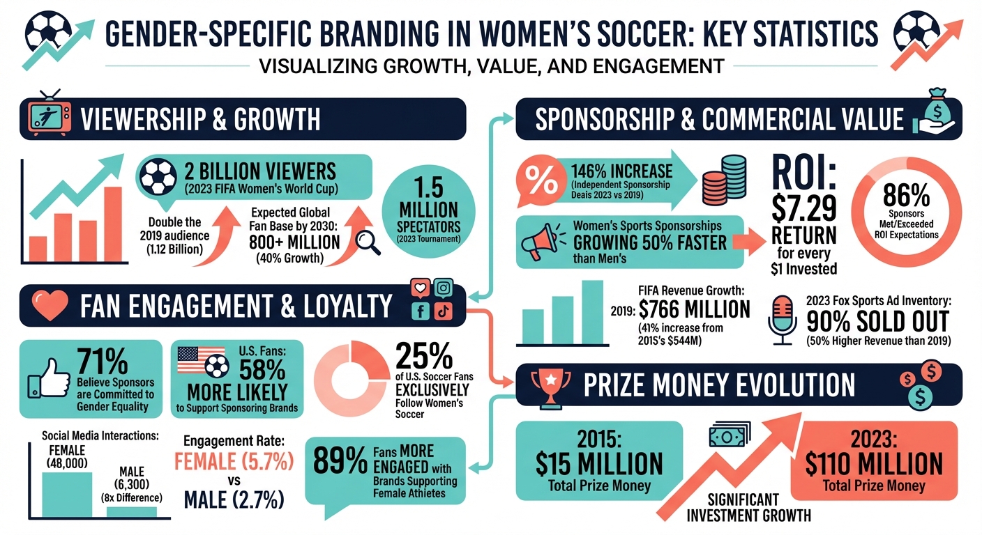 Women's Soccer Growth: Key Statistics on Viewership, Sponsorship, and Fan Engagement