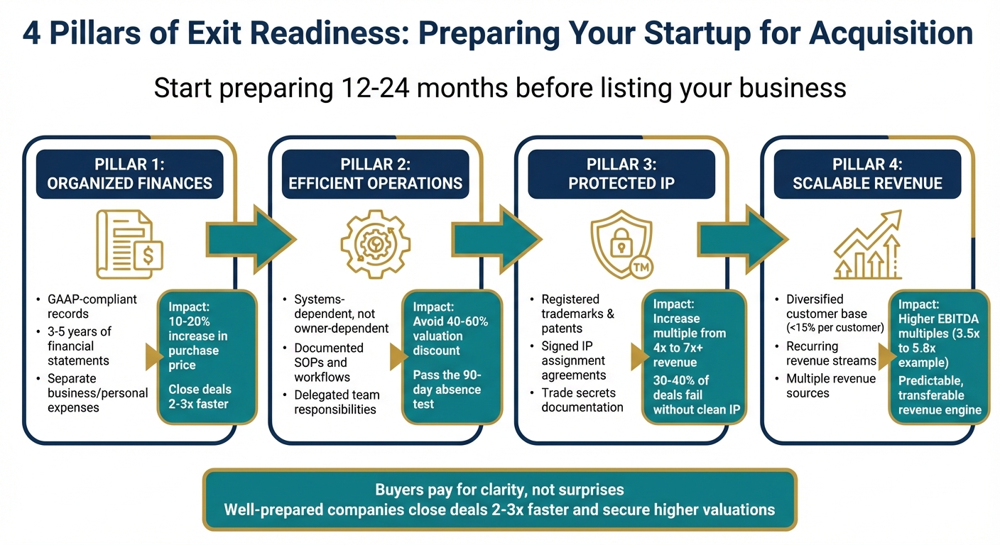 4-Step Exit Preparation Framework for Startup Founders