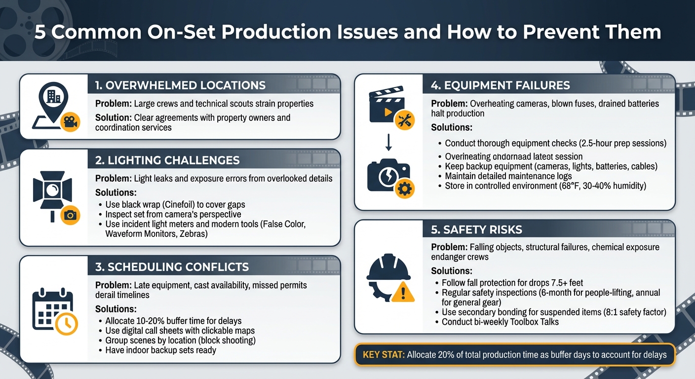 5 Common On-Set Production Issues and Prevention Strategies