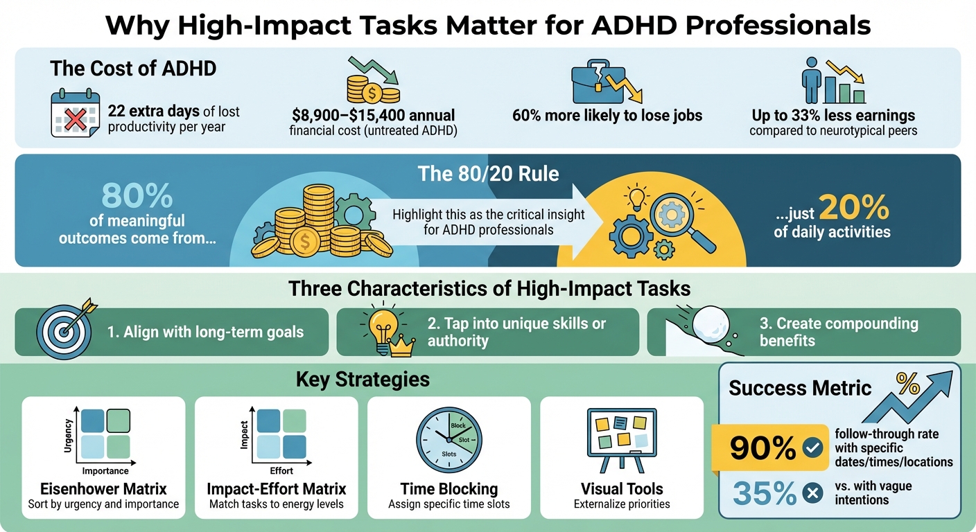 ADHD Productivity Statistics and High-Impact Task Framework