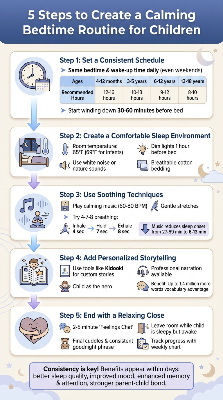 5-Step Calming Bedtime Routine for Children