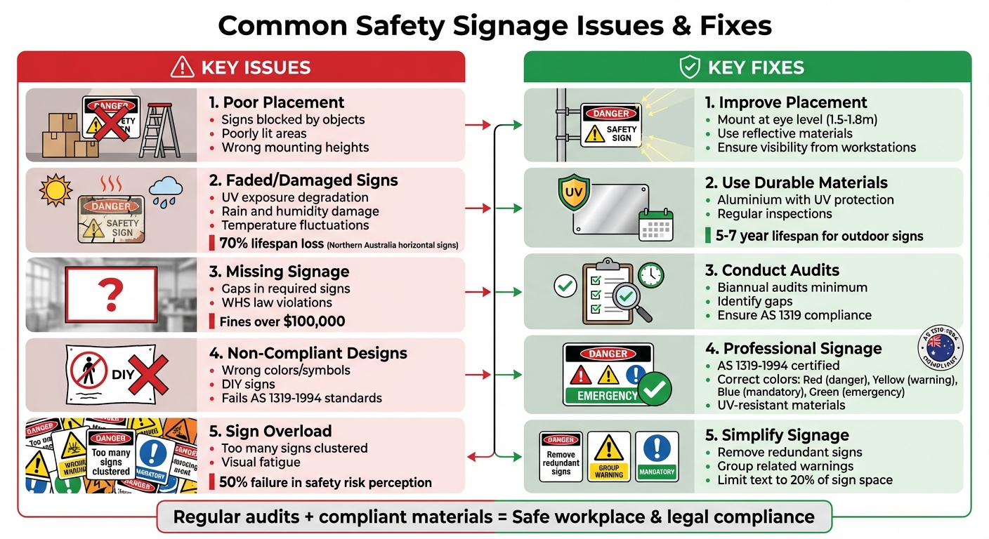Common Safety Signage Issues vs Solutions Guide
