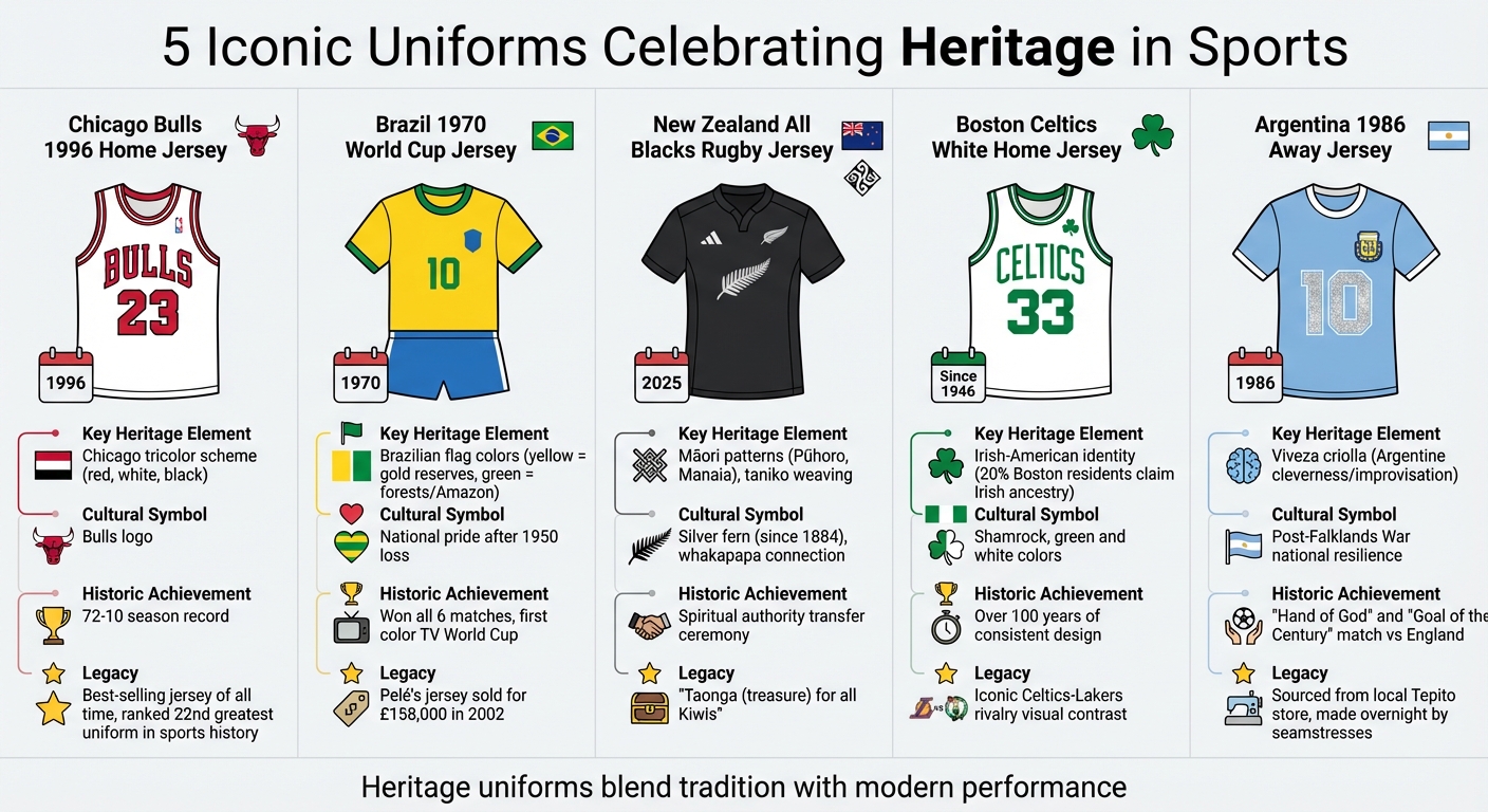 5 Iconic Heritage Sports Uniforms: Design Elements and Cultural Significance