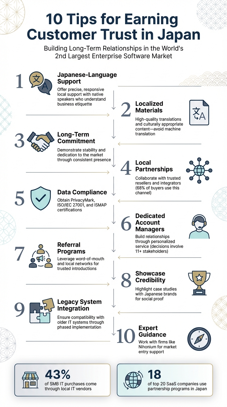 10 Essential Strategies for Building Customer Trust in Japan's SaaS Market