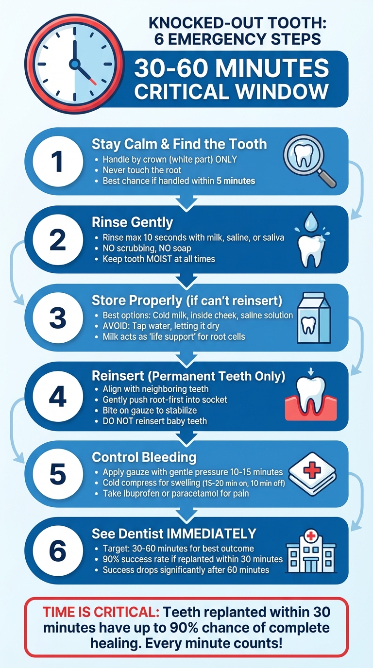 6 Emergency Steps for a Knocked-Out Tooth