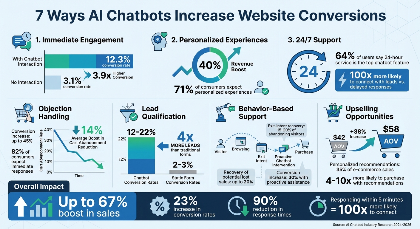 AI Chatbot Conversion Statistics: 7 Ways to Boost Website Sales