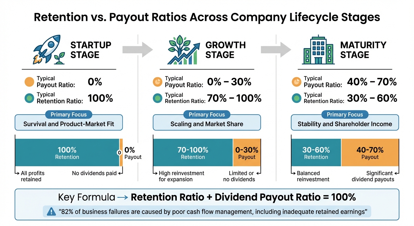 Company Lifecycle Stages: Dividend Payout vs Retention Ratios for Tech Leaders