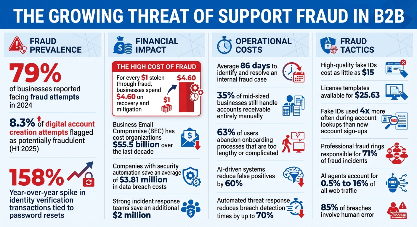 Support Fraud Statistics and Impact on B2B Businesses 2024-2025