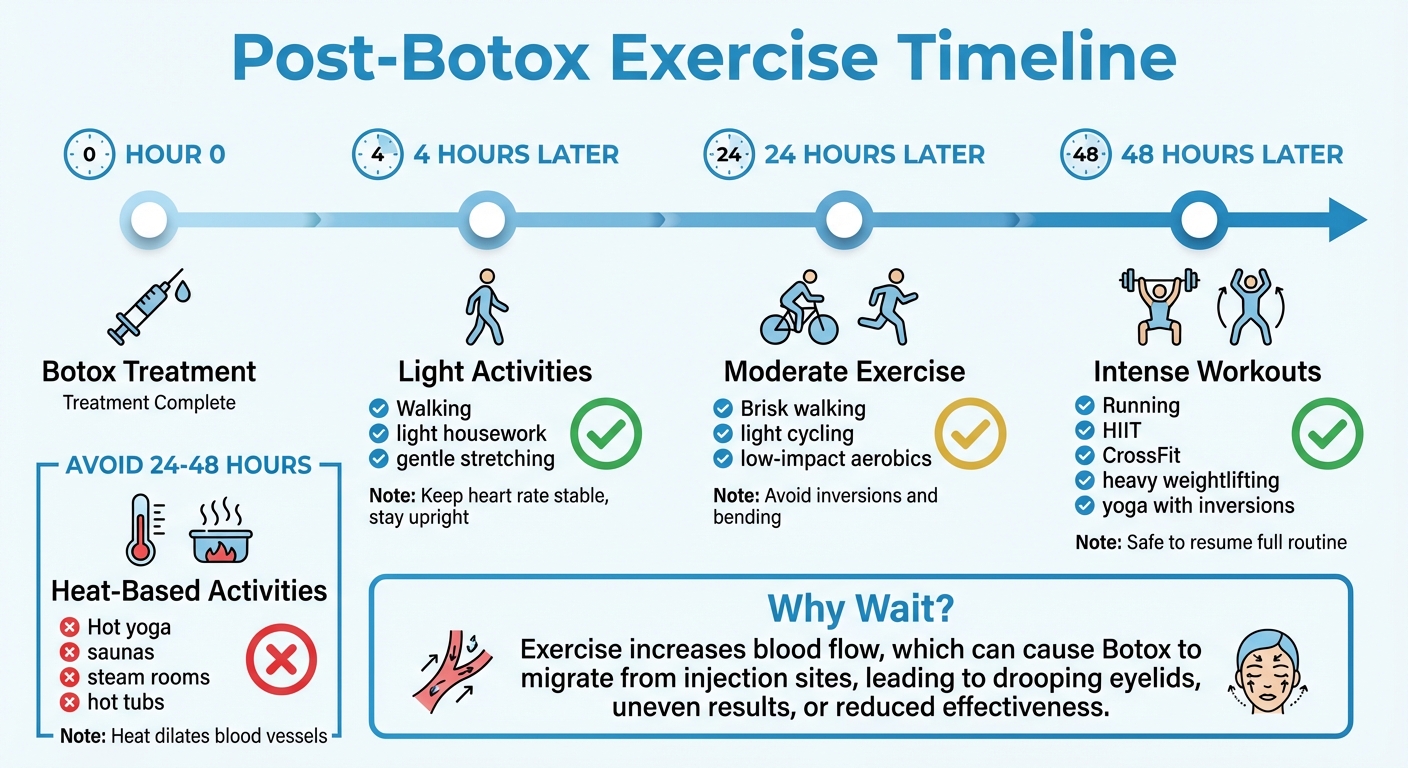 Post-Botox Exercise Timeline: When to Resume Different Activities