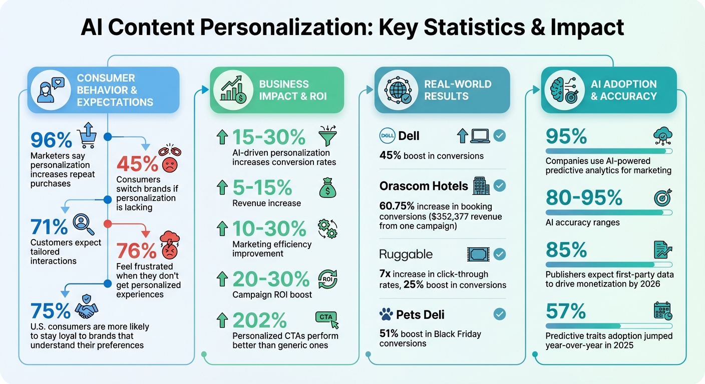 AI Content Personalization Statistics and ROI Impact 2025-2026
