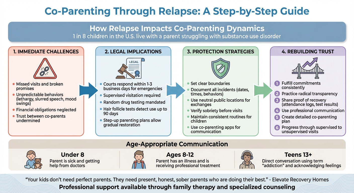 Co-Parenting Through Relapse: A Step-by-Step Guide to Safety and Recovery