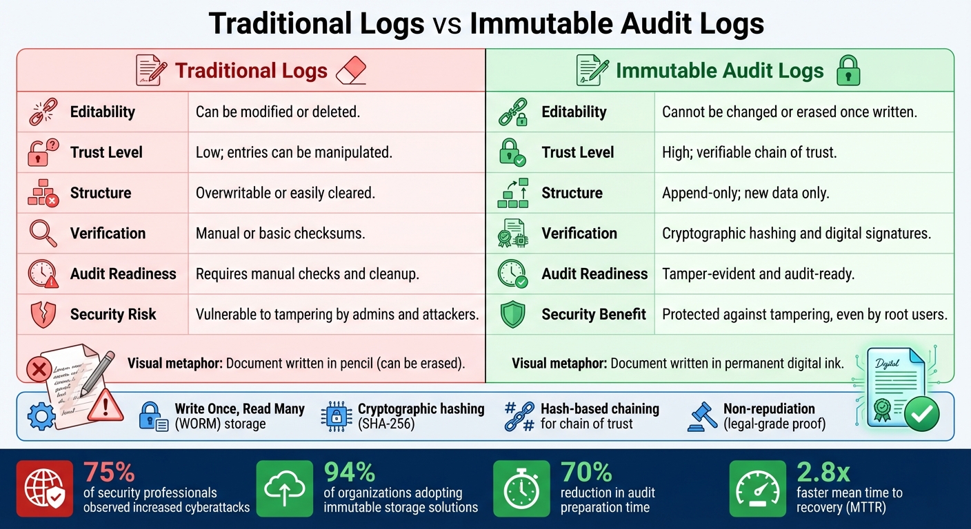Traditional vs Immutable Audit Logs: Key Differences for DevOps
