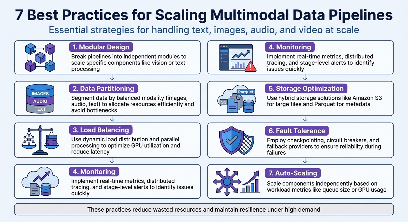 7 Best Practices for Scaling Multimodal Data Pipelines
