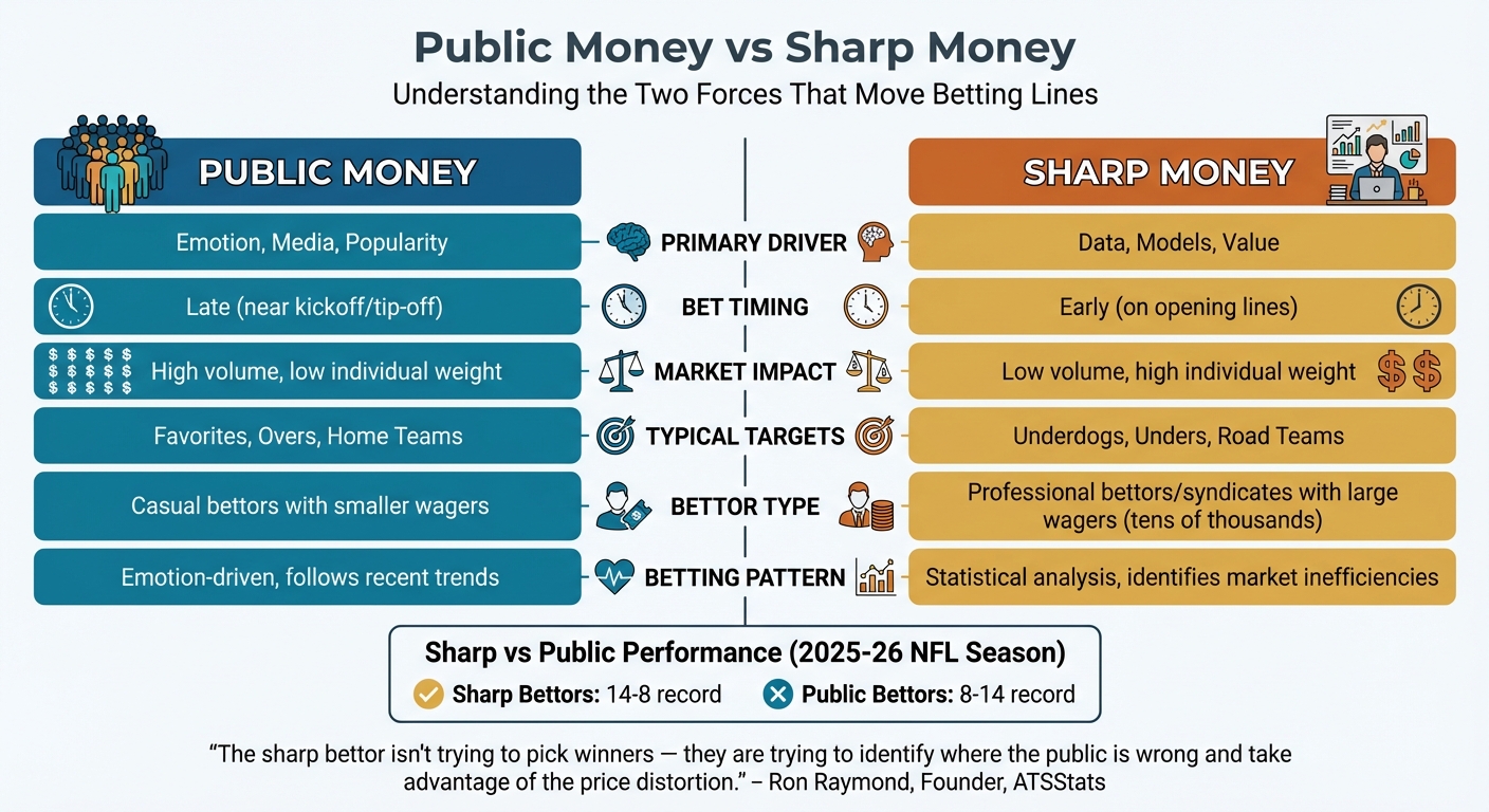 Public Money vs Sharp Money: Key Differences in Sports Betting