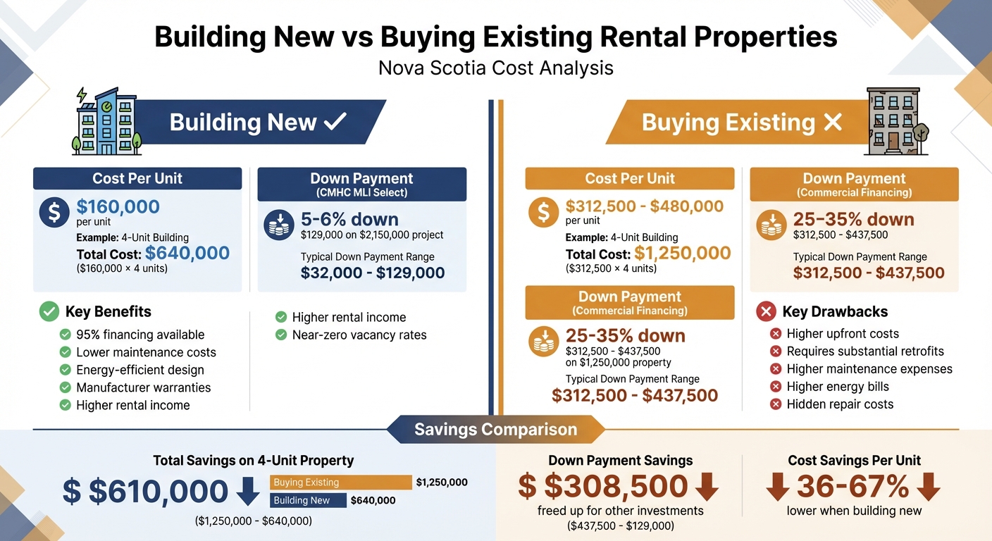 Building vs Buying Rental Properties in Nova Scotia: Cost Comparison