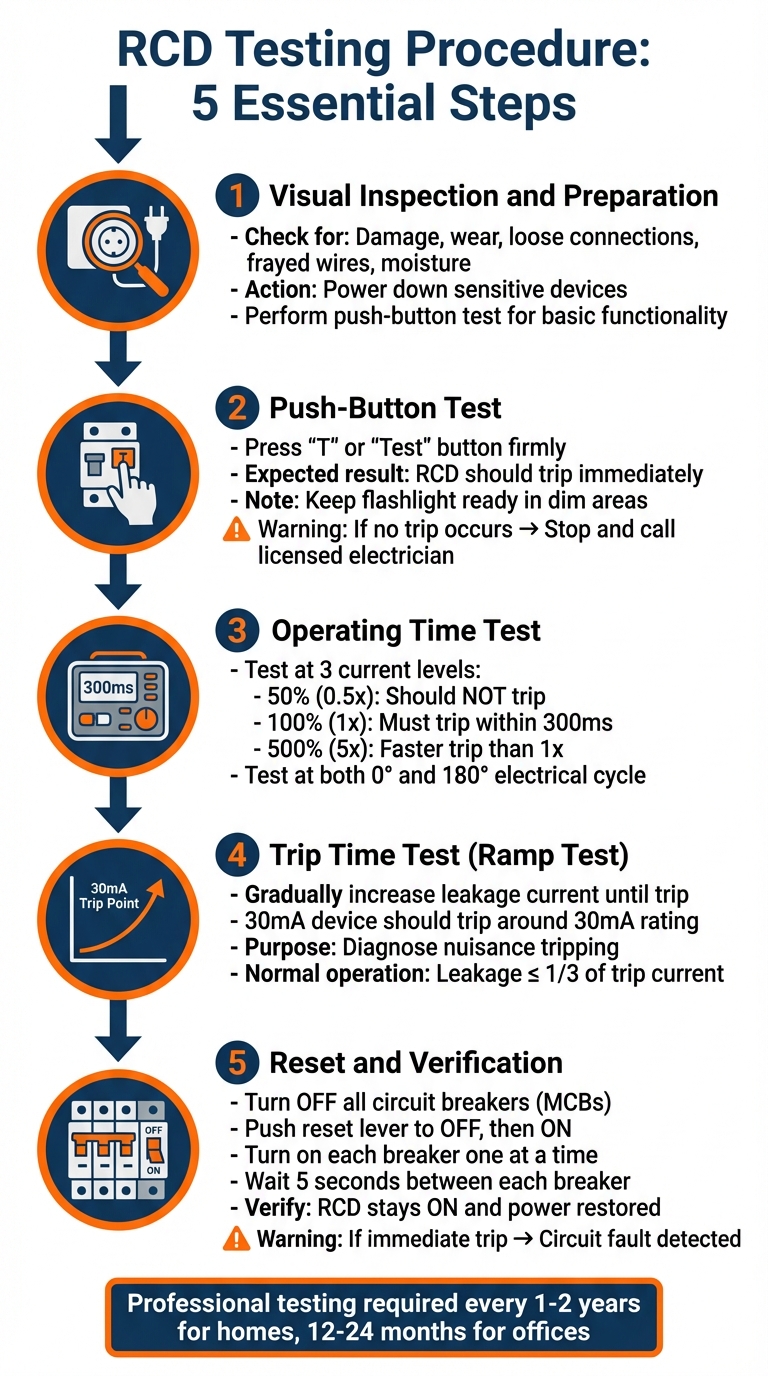 5-Step RCD Testing Procedure Guide