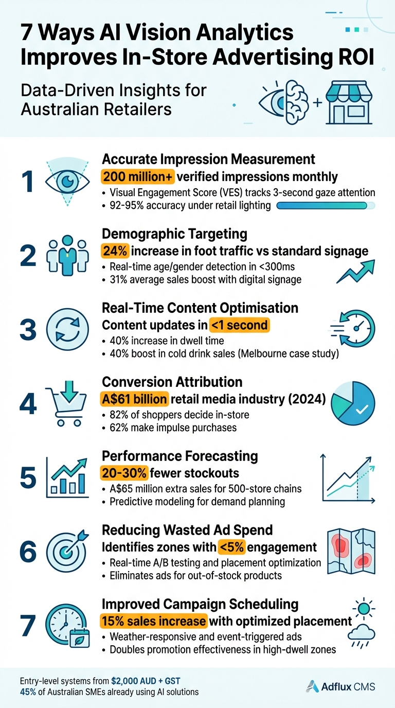 7 Ways AI Vision Analytics Improves In-Store Advertising ROI for Australian Retailers